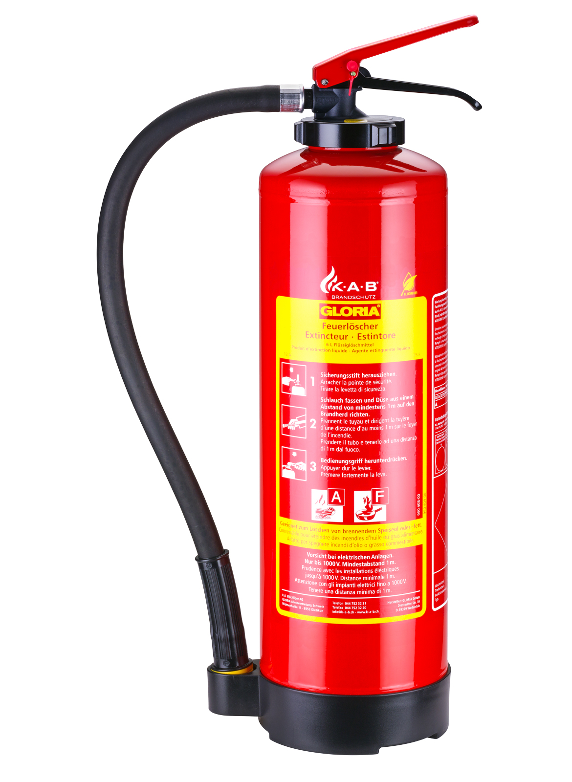 1923KA Fettbrandfeuerlöscher GLORIA, Inhalt 6 lt.